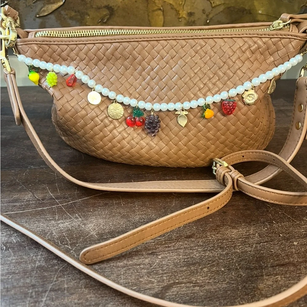 Quince Italian Leather Handwoven Leather Mini Shoulder bag - Picture 7 of 7